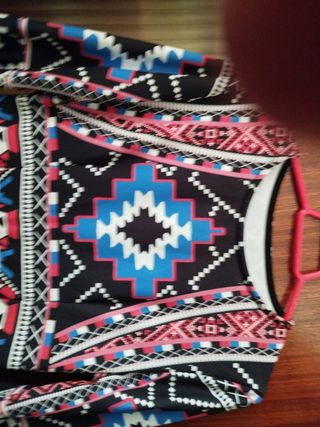 Vestido vintage multicolor