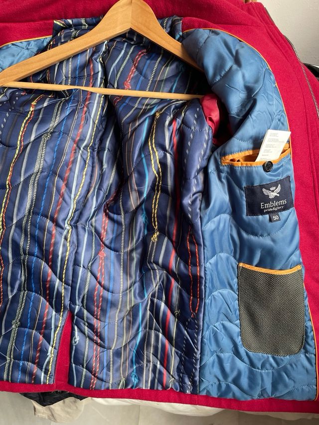 Abrigo trenca hombre talla 50