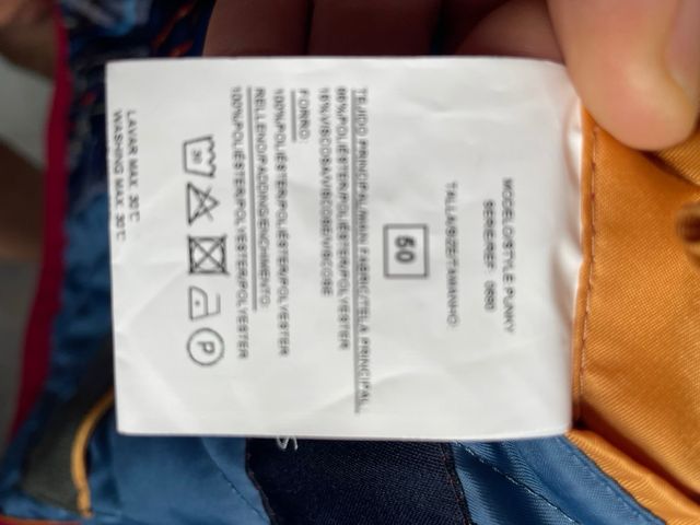 Abrigo trenca hombre talla 50