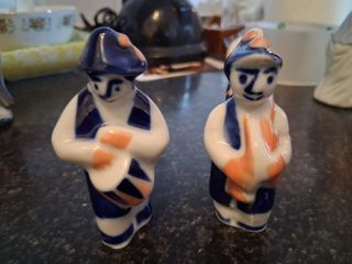 Figura de porcelana de musicos