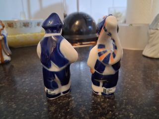 Figura de porcelana de musicos