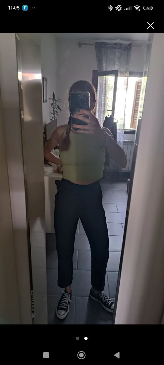 Pantaloni Calliope neri XS - Portafoglio