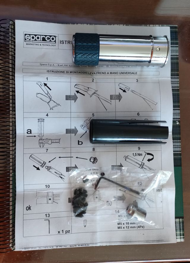 empuñadura freno de mano sparco road