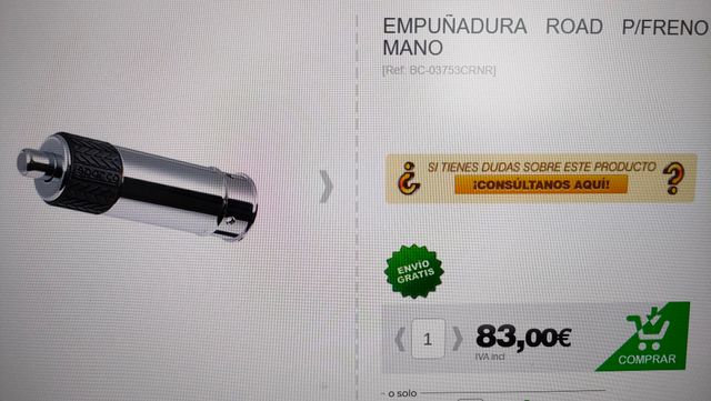 empuñadura freno de mano sparco road