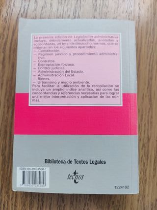 Legislación administrativa, 2000.