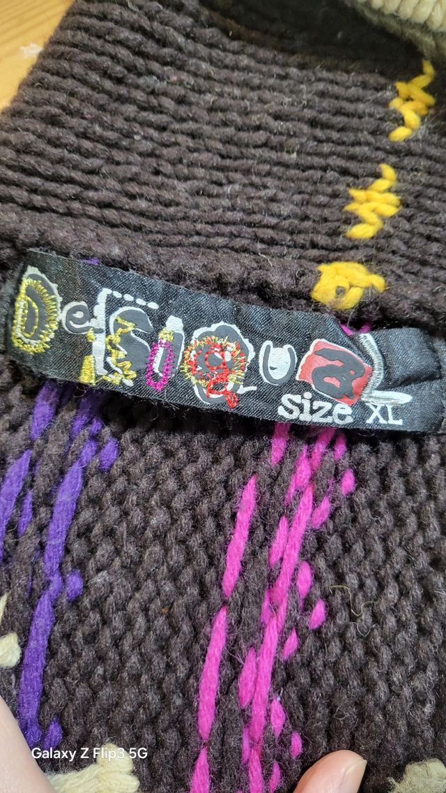 Jersey Desigual multicolor patchwork