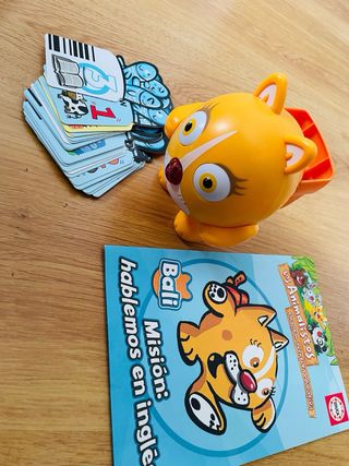 Gato bali. Hablemos en inglés. 26 tarjetas interactivas