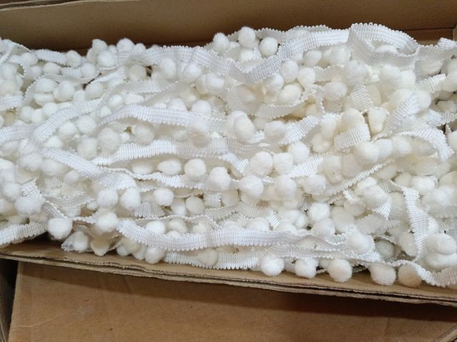 Pasamanería Madroño pequeño Blanco