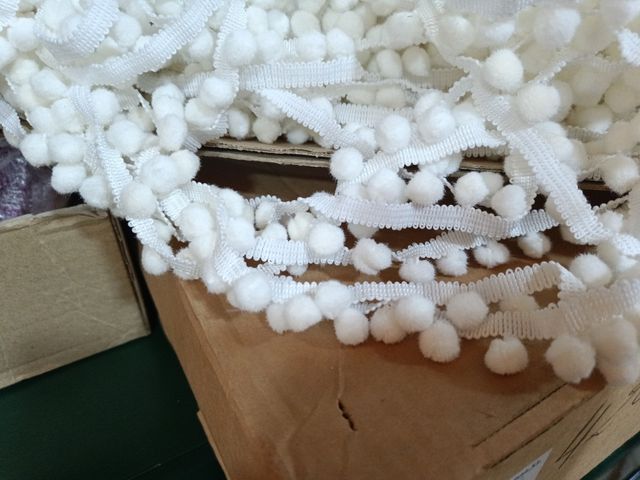 Pasamanería Madroño pequeño Blanco