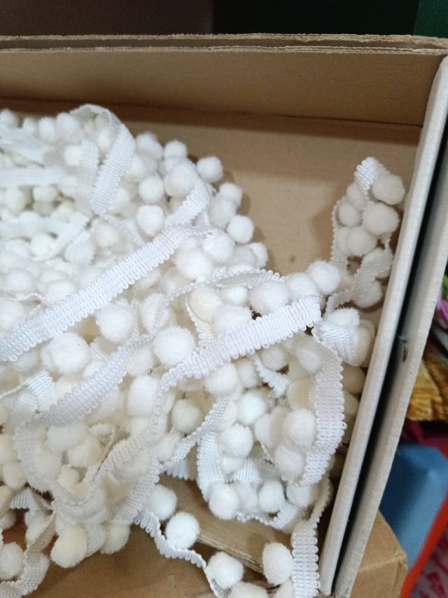 Pasamanería Madroño pequeño Blanco