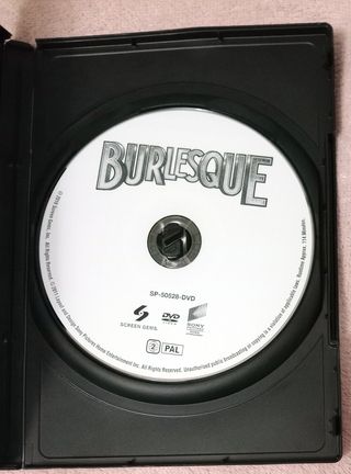 DVD Burlesque - Cher & Christina Aguilera