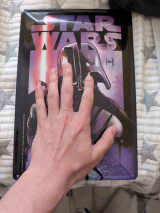 Chapa metálica Star Wars Darth Vader original