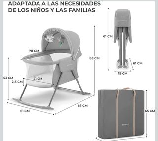 Minicuna fija o portátil como nueva 