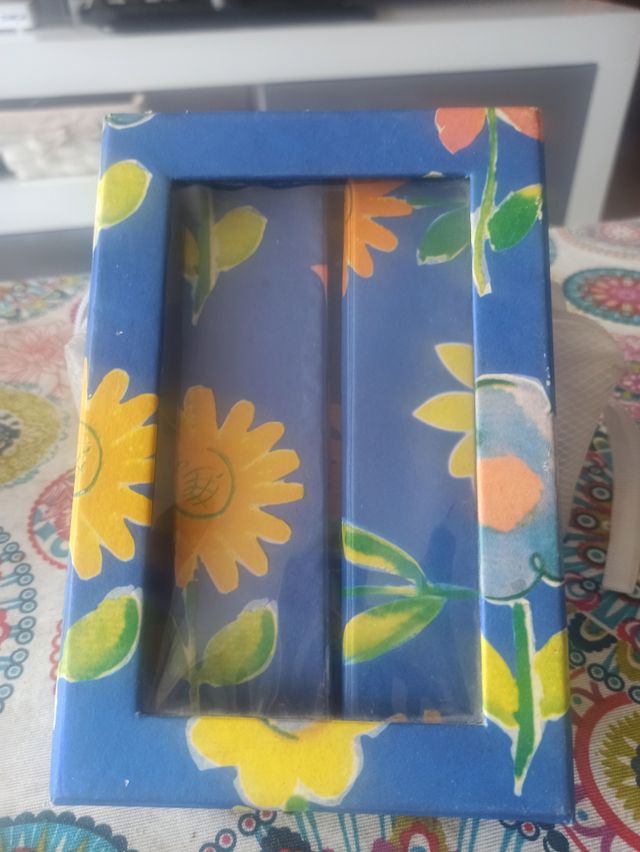 Set escritorio vintage floral