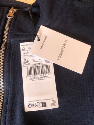 Sudadera Mango azul - Nueva