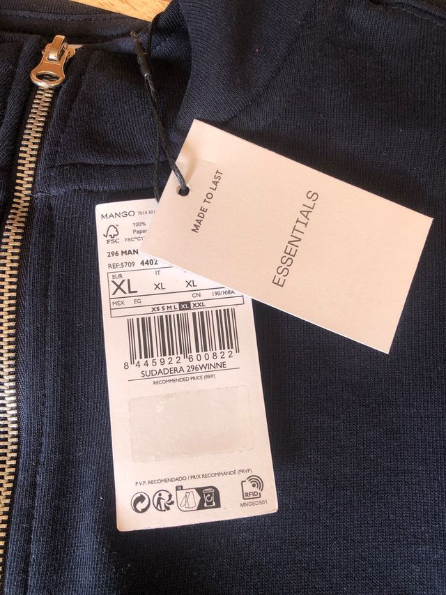 Sudadera Mango azul - Nueva