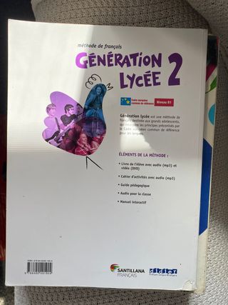 GENERATION LYCEE A2/B1 ELEVE+CD+DVD
