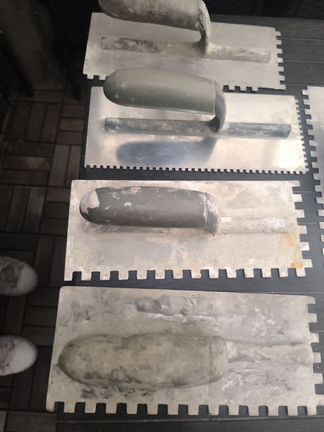 5 espáditas de pedreiro usadas