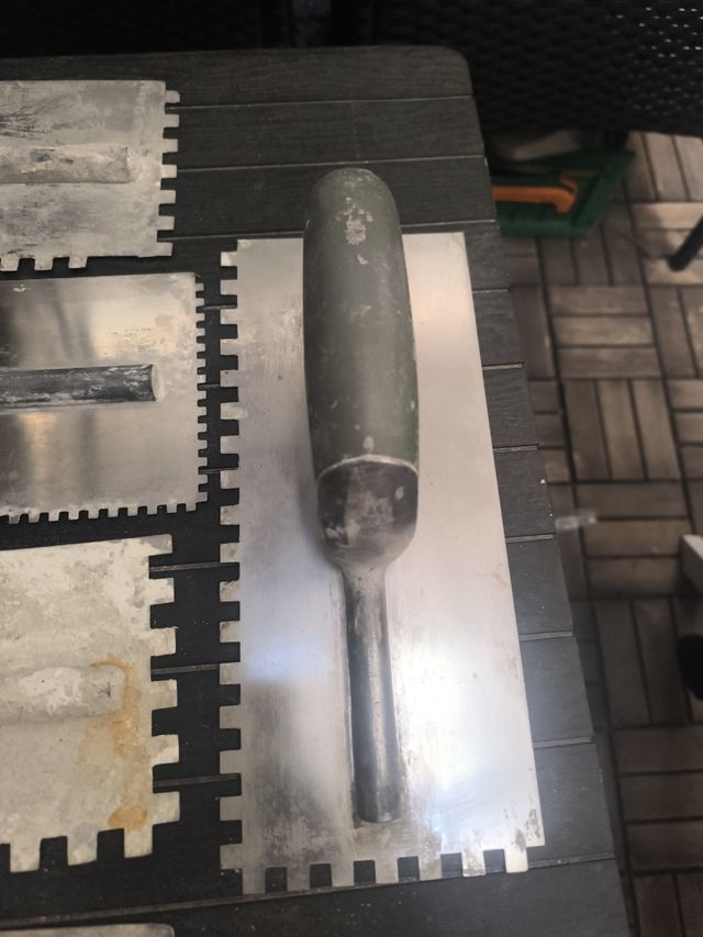 5 espáditas de pedreiro usadas