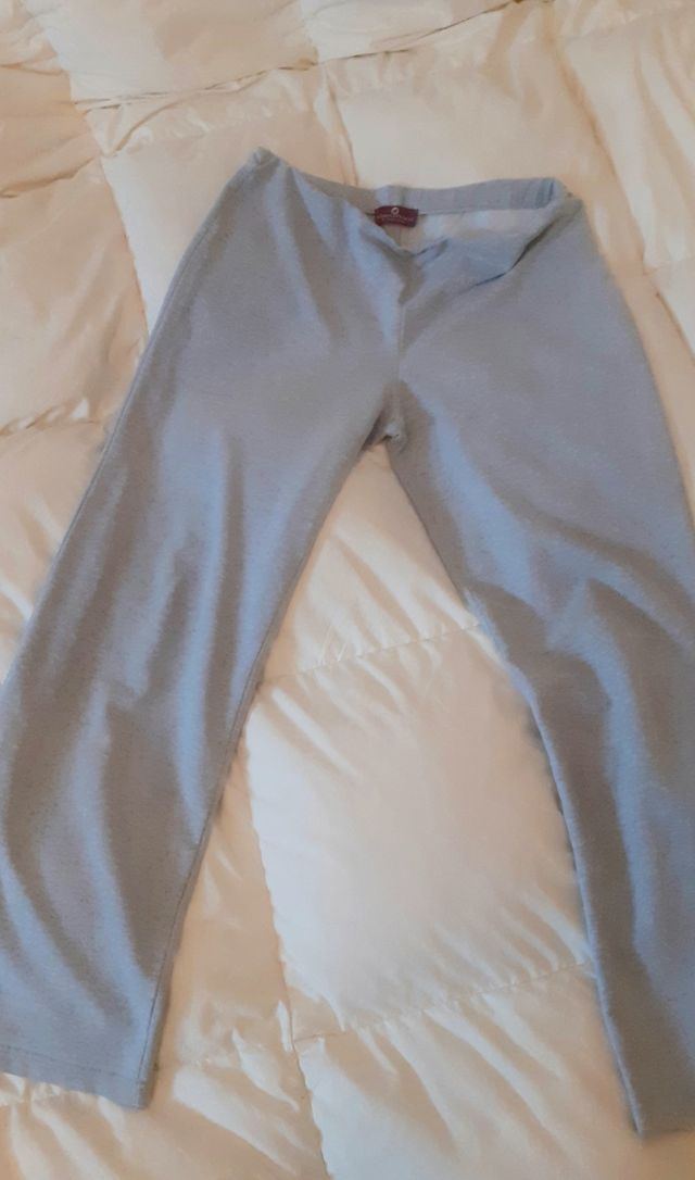 Pantaloni cotone felpato