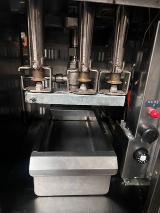 Freidora 1 cesta gas natural Berto’s