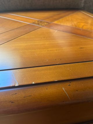 Mesa de rincon madera cerezo