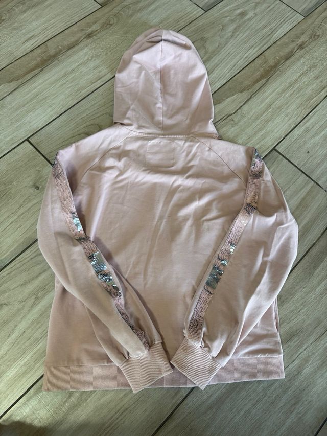 Felpa rosa MM88 con paillettes