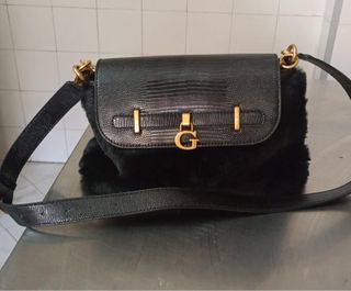 Borsa a tracolla Guess nera