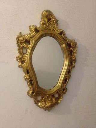 Espejo dorado antiguo (2 unidades) Ve
