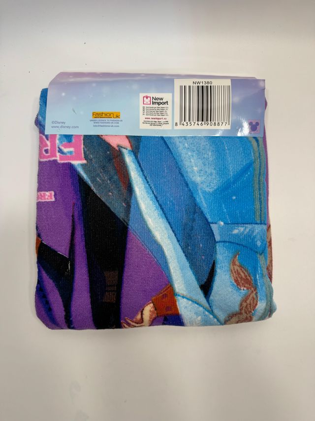 Poncho Microfibra Praia Frozen Elsa 55x110cm
