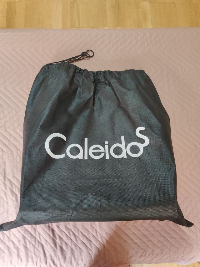 Borsa Caleidos vera pelle grigio chiaro NUOVO
