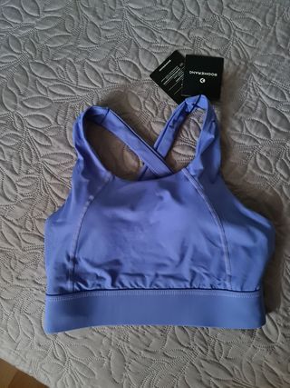 Top deportivo Boomerang azul