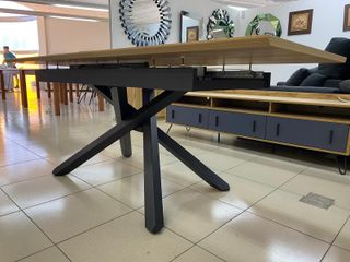 Mesa de comedor extensible industrial NUEVA