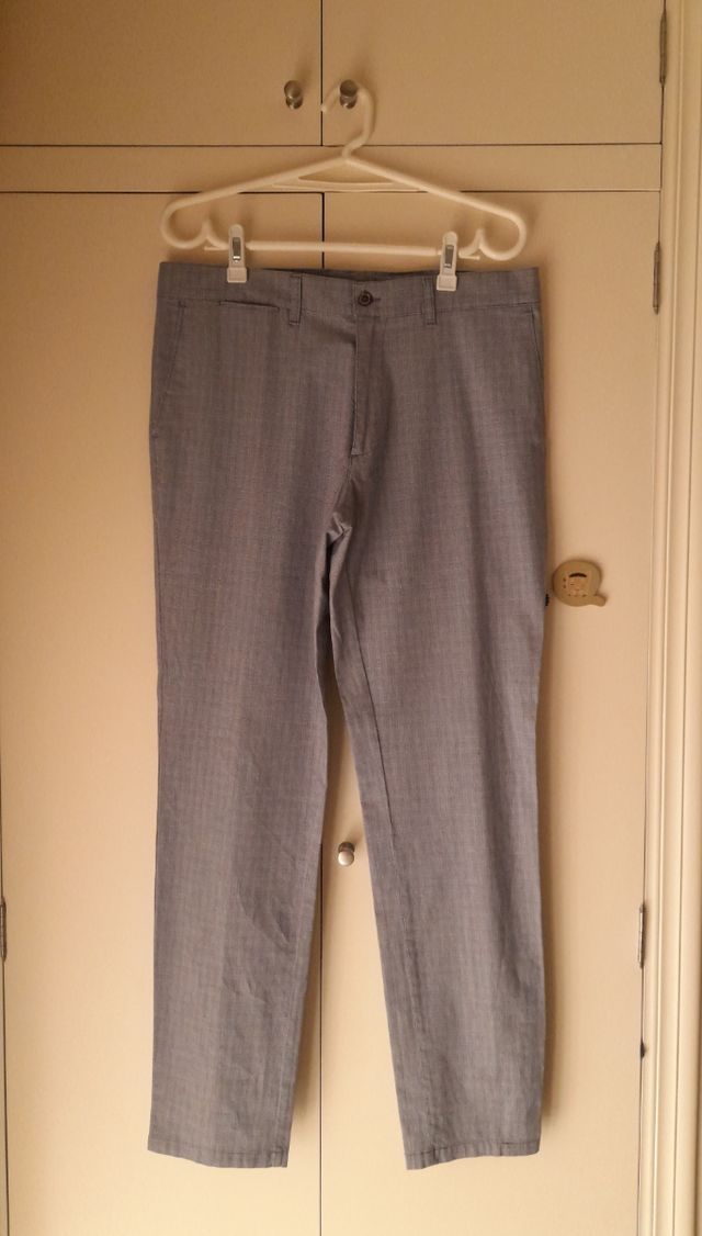 Pantalón LCDN Couture cuadros azul