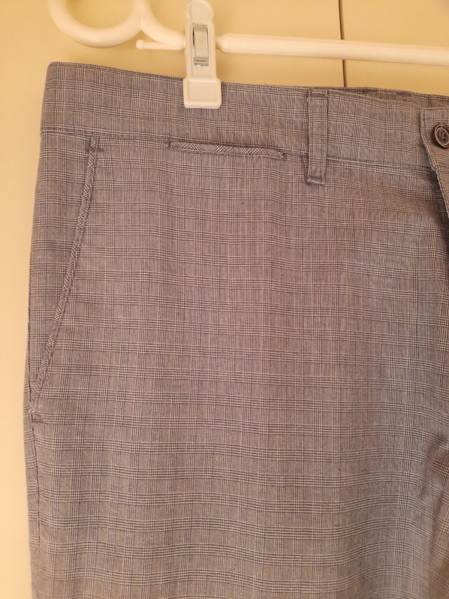 Pantalón LCDN Couture cuadros azul