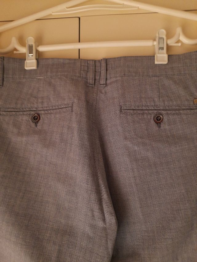 Pantalón LCDN Couture cuadros azul