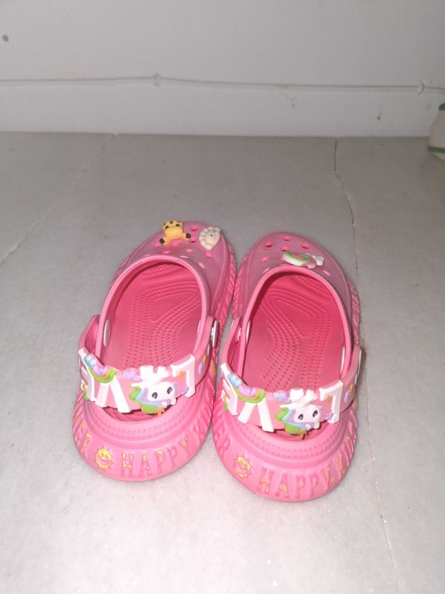 Lote Chanclas niña rosa  de unicornio y chanclas