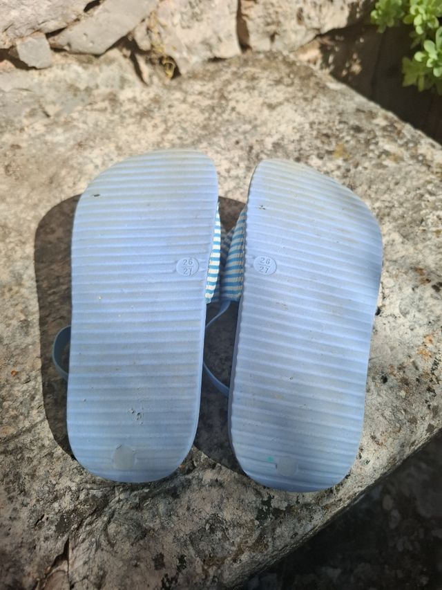 Lote Chanclas niña rosa  de unicornio y chanclas