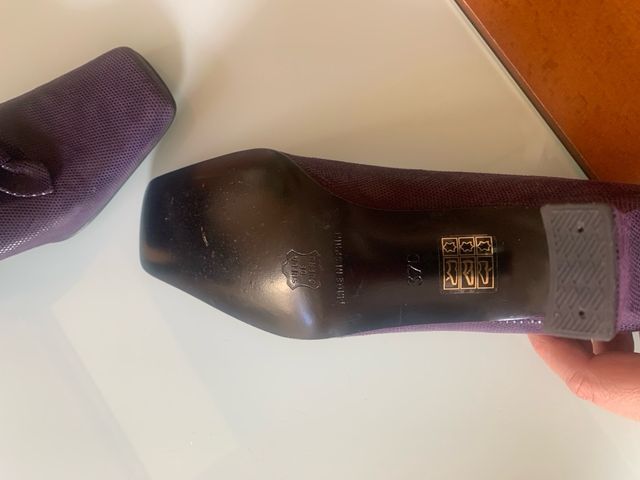 Zapatos CASINO purpura - tacón