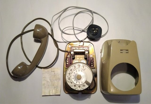 Telefono SIP AUSO SIEMENS  da muro vintage anni 70