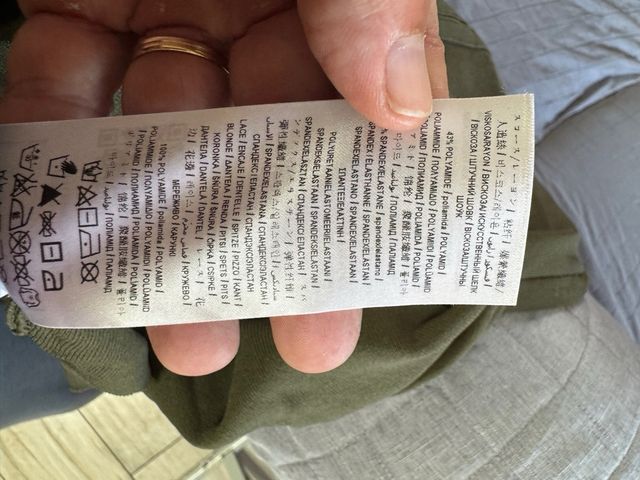 Vestito Donna Verde Oliva con Pizzo