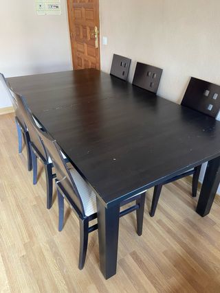 Mesa comedor Ikea extensible 204-300cm