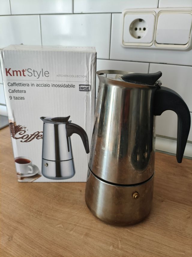 Cafetera italiana KmtStyle 9 tazas