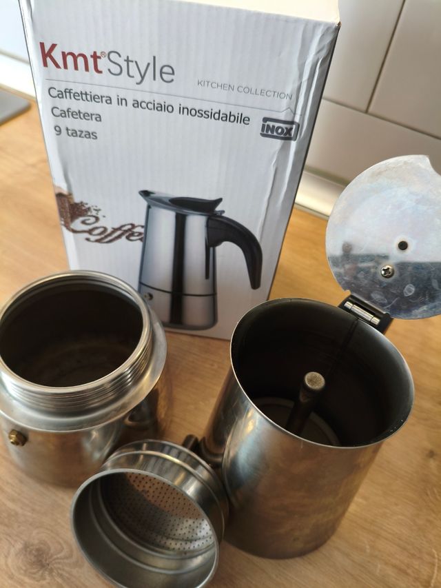 Cafetera italiana KmtStyle 9 tazas