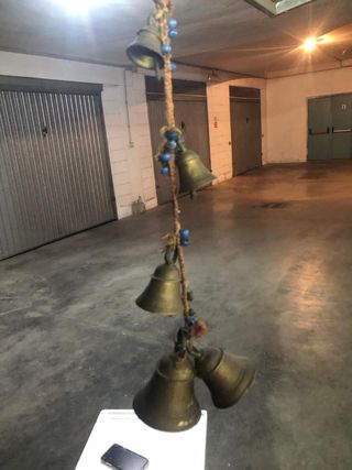 Campane in metallo antico - 4pz