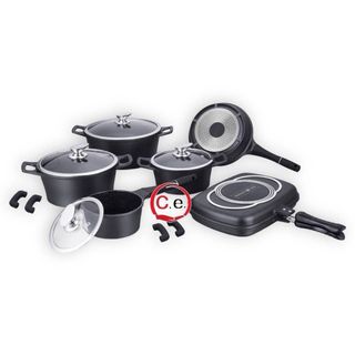 batteria pentole 15 pezzi