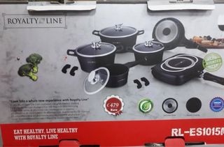 batteria pentole 15 pezzi