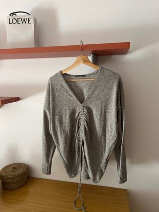 Camiseta zara frunce