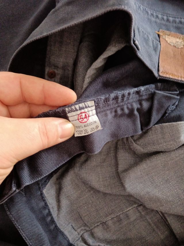 Vaqueros hombre - Azul marino y negro