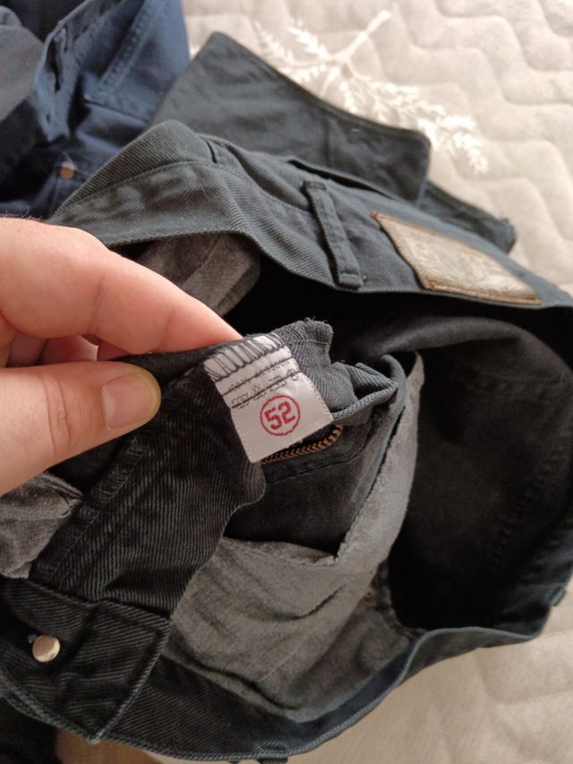 Vaqueros hombre - Azul marino y negro